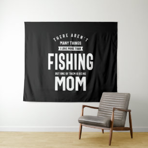 I love Fishing. I Love Being a Mum Tapestry