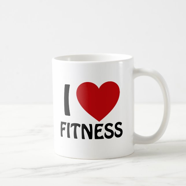 I love Fitness Coffee Mug (Right)