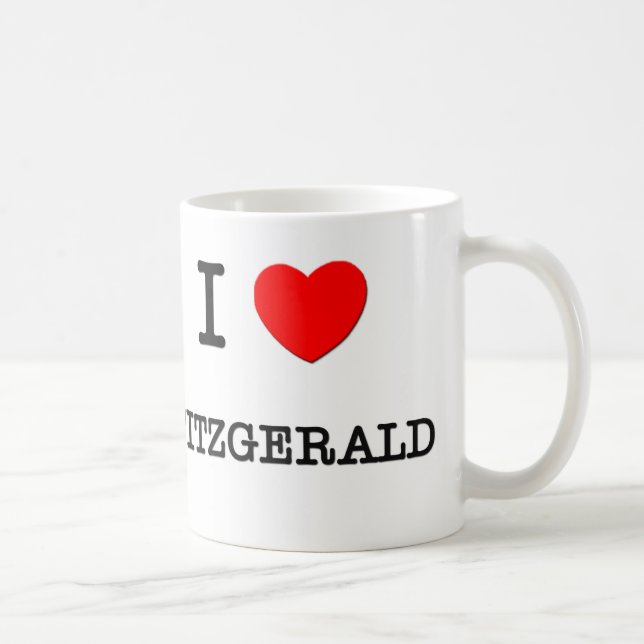 I Love Fitzgerald Coffee Mug (Right)