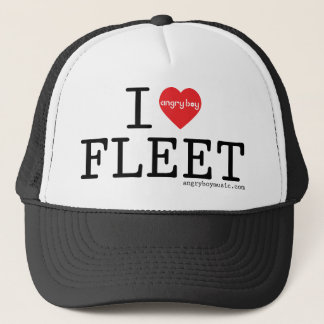 I Love Fleet Trucker Hat