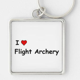 I Love Flight Archery Key Ring