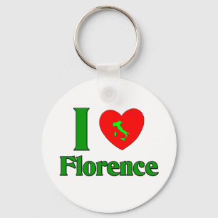 I Love Florence Italy Key Ring