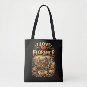 I Love Florence Tote Bag