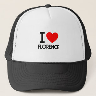 I Love Florence Trucker Hat