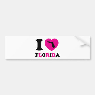 I Love Florida Bumper Sticker