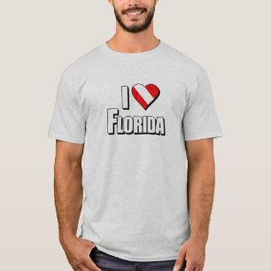 I Love Florida Diving T-Shirt