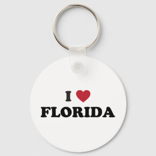 I Love Florida Key Ring
