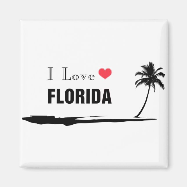 I Love Florida Magnet (Front)