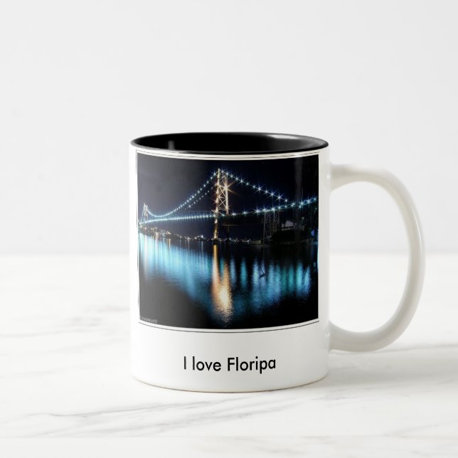 I love Floripa Two-Tone Coffee Mug (Right)