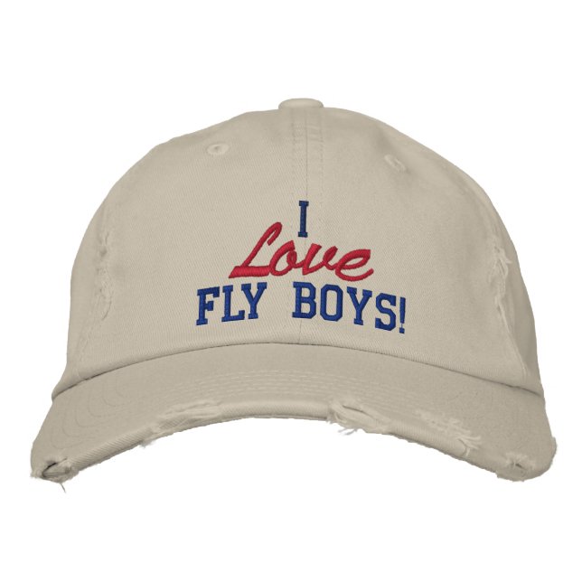 I Love Fly Boys! Air Force Hat (Front)