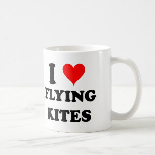 I Love Flying Kites Coffee Mug