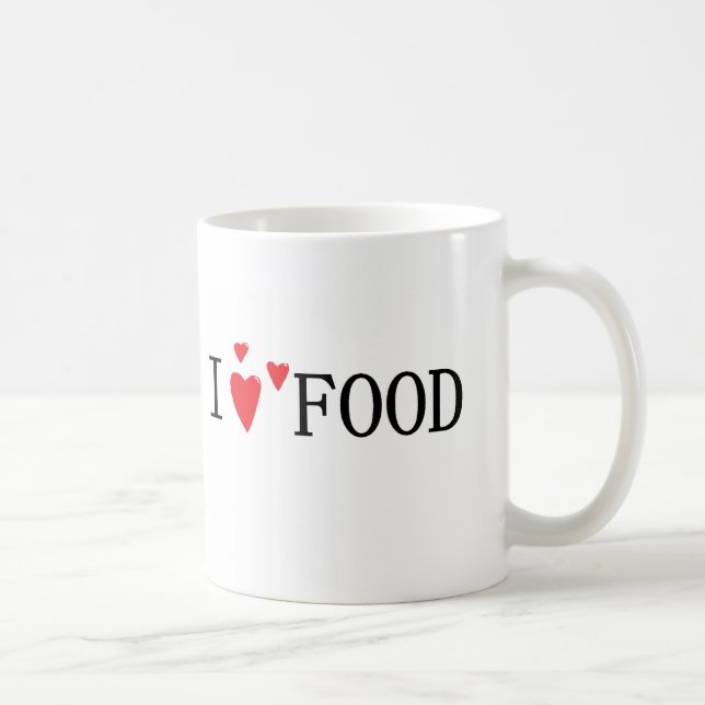 I love Food Coffee Mug (Right)