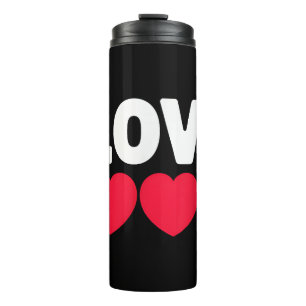 I Love Food Funny Foodie Gift for Men Thermal Tumbler