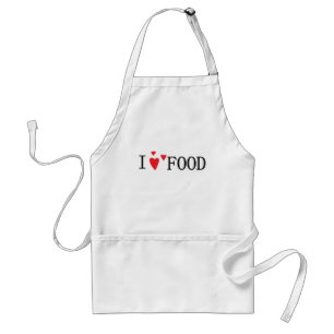 I Love Food Standard Apron