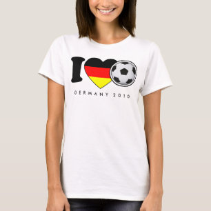 "I Love Football" Damen-Shirt Germany T-Shirt