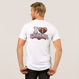 I Love Football Men’s T-Shirt Football Dad Shirt