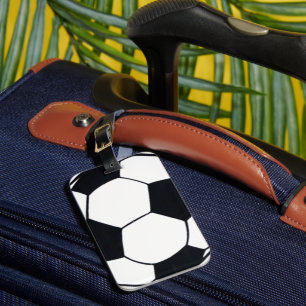 I Love Football (Soccer) Heart of the Game: I Love Luggage Tag