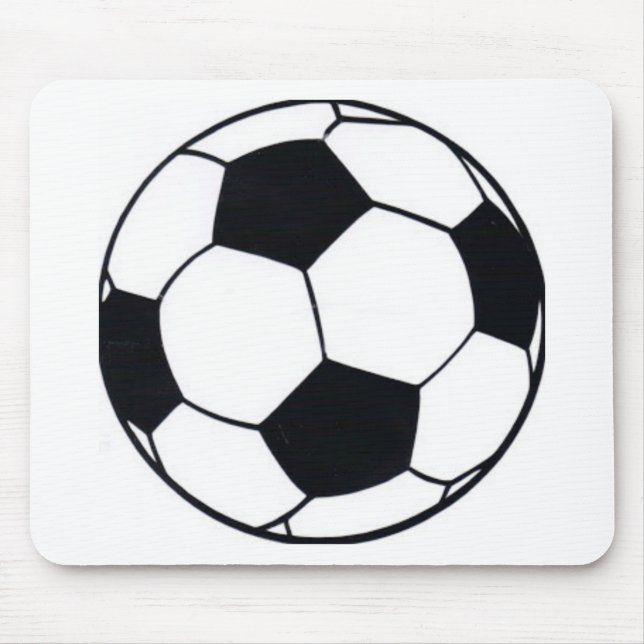 I Love Football (Soccer) Heart of the Game: I Love Mouse Pad (Front)