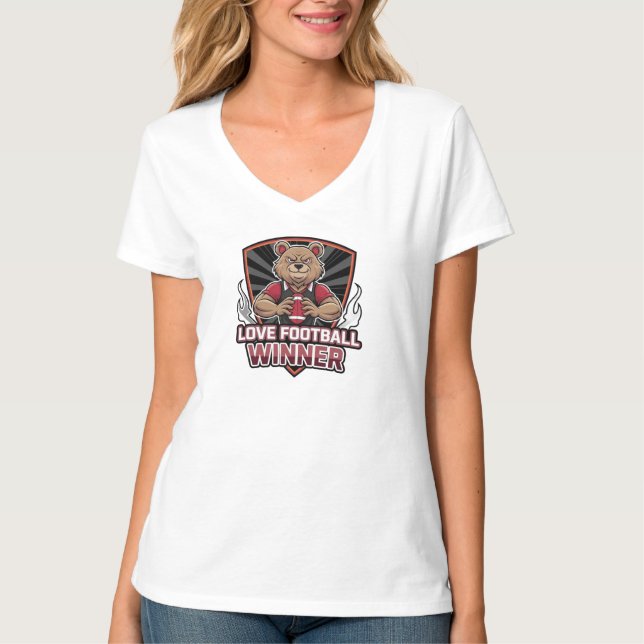 I love football  T-Shirt (Front)