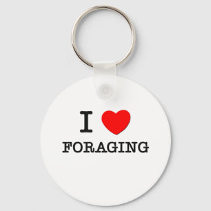 I Love Foraging Key Ring