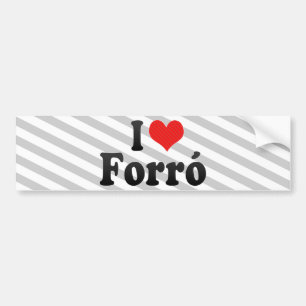 I Love Forró Bumper Sticker