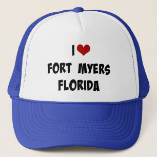 I Love Fort Myers, Florida Trucker Hat
