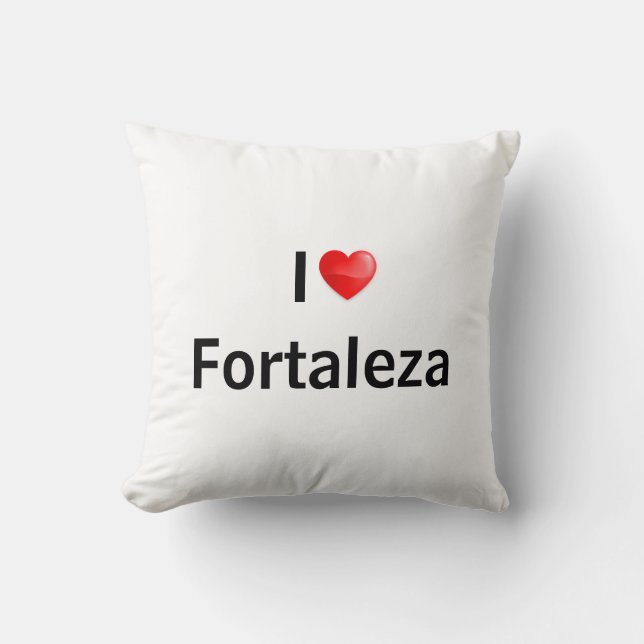 I love Fortaleza Cushion (Front)