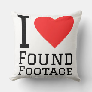 I love found footage cushion