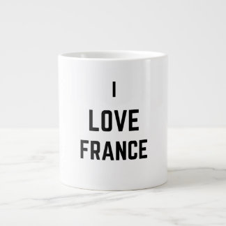 I LOVE FRANCE LARGE COFFEE MUG