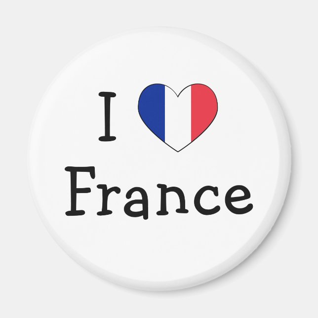 I Love France Magnet (Front)