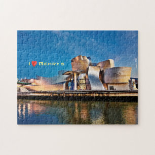 I love Frank Gerhy's Guggenheim Museum Bilbao Jigsaw Puzzle