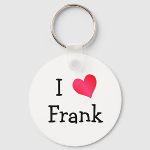 I Love Frank Key Ring