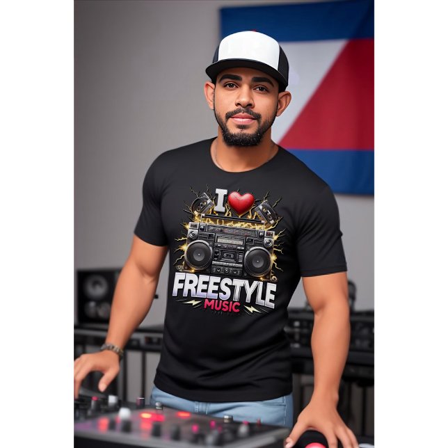 I Love Freestyle Music  T-Shirt (Creator Uploaded)