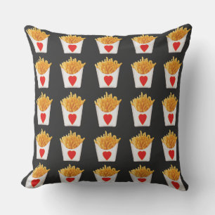 I Love French Fries Cushion