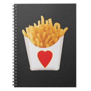 I Love French Fries Notebook