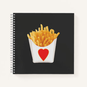 I Love French Fries Notebook