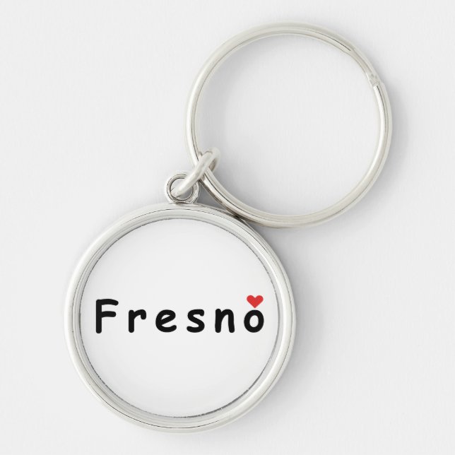 I love Fresno Key Ring (Front)