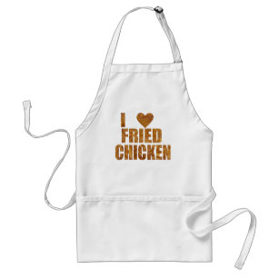 I love fried chicken standard apron