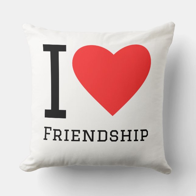 I love friendship cushion (Front)
