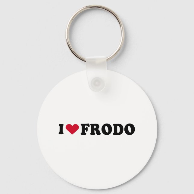 I LOVE FRODO KEY RING (Front)