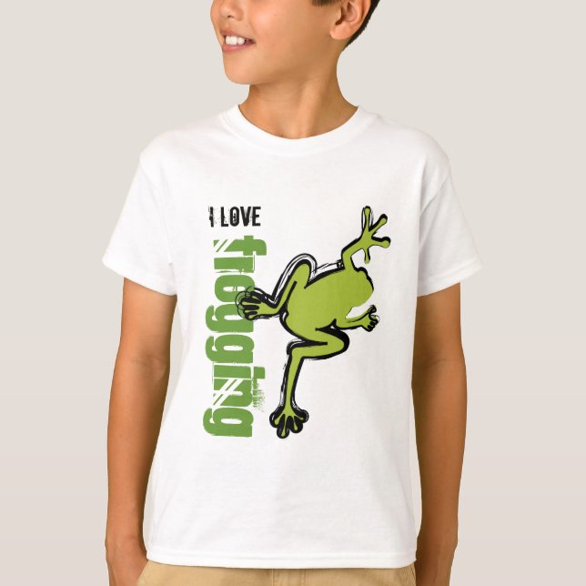 I Love Frogging T-Shirt (Front)