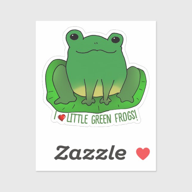I Love Frogs (Sheet)