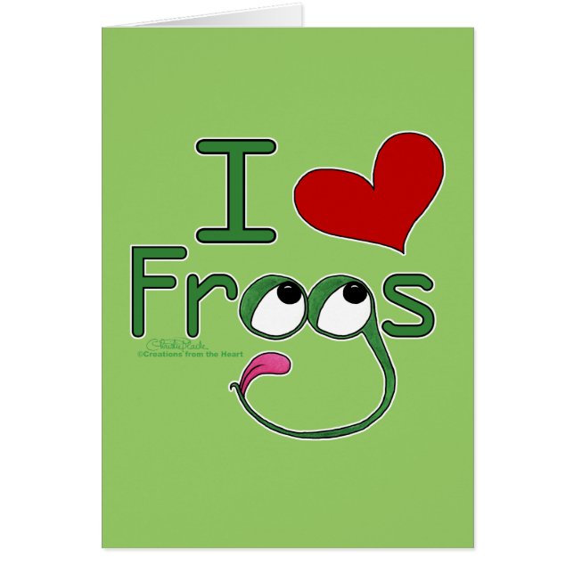 I love FROGS (Front)