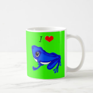 I Love Frogs Coffee Mug