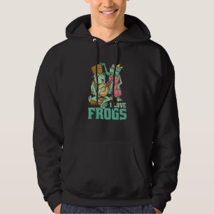 I Love Frogs Hoodie
