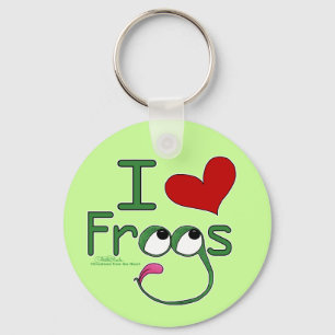 I love FROGS Key Ring