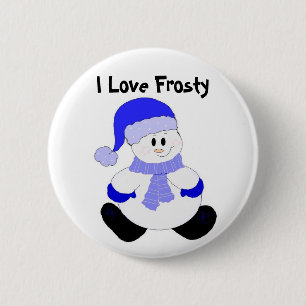 I Love Frosty 6 Cm Round Badge