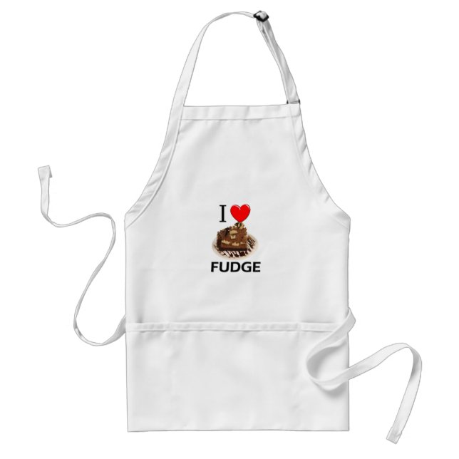 I Love Fudge Standard Apron (Front)