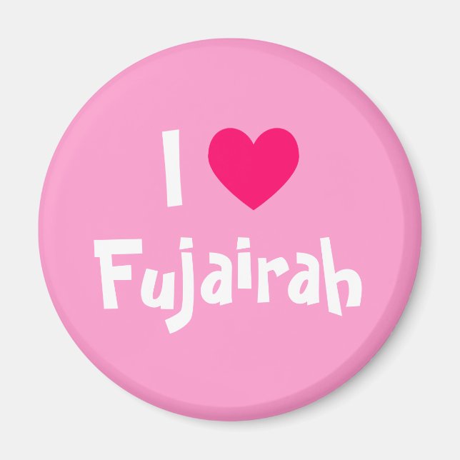 I Love Fujairah Magnet (Front)