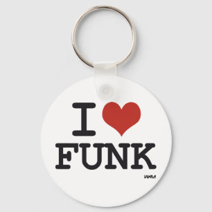 I LOVE FUNK KEY RING